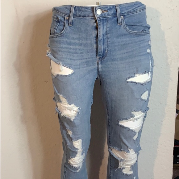 Levi’s 721 high rise distressed skinny - Picture 2 of 7
